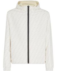 Fendi - Ff Printed Hooded Reversible Jacket - Lyst