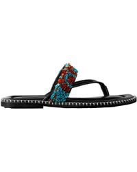 Dries Van Noten - Embellished Thong Slides - Lyst