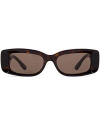 Gucci - Eyewear Rectangular Frame Sunglases - Lyst