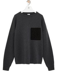 Loewe - Anagram Pocket Sweatshirt - Lyst