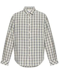 Samsøe & Samsøe - Checked-Pattern Shirt - Lyst