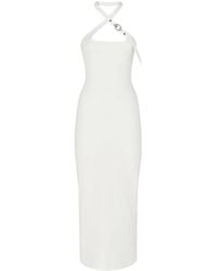 The Attico - The Halterneck Midi Dress - Lyst