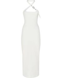 The Attico - The Halterneck Midi Dress - Lyst