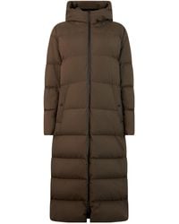Herno - Zip-Up Hooded Long Coat - Lyst