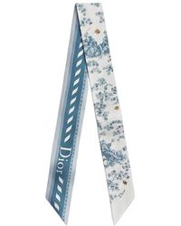 Dior - Toile De Jouy Clover Mitzah Scarf - Lyst
