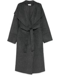 Soft Goat - Belted Coat - Lyst