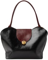 Versace - Vivian Large Leather Shoulder Bag - Lyst