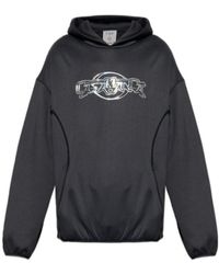 CASABLANCA - Logo Hooded Sweatshirt - Lyst