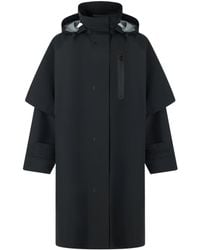 Save The Duck - Hooded Long Coat - Lyst
