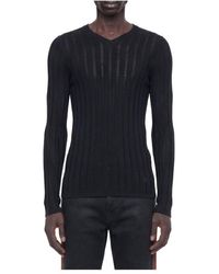 Gucci - Semi-Transparent V-Neck Pullover - Lyst