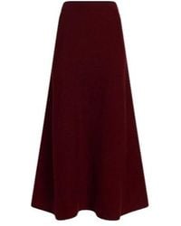 Max Mara - Solid Color A-Line Knitted Dress - Lyst