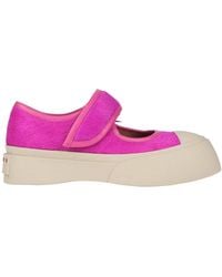 Marni - Ballet Flats Leather, Rubber - Lyst