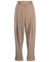 Brunello Cucinelli - Cropped Tailored Trousers - Lyst
