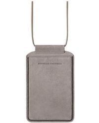 Brunello Cucinelli - Shoulder Passport Holder - Lyst