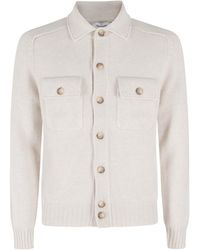Gran Sasso - High Collar Wool Jacket - Lyst
