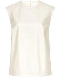 Loulou de Saison - Fiza Ostrich-Effect Zip Top - Lyst