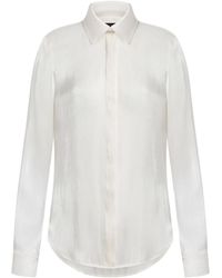 Dondup - Satin-Finish Concealed-Fastening Shirt - Lyst