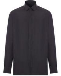 Tom Ford - Habotei Concealed-Placket Silk Shirt - Lyst