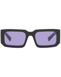 Prada - Eyewear Rectangular Frame Sunglasses - Lyst