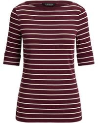 Ralph Lauren - Striped Short-Sleeved T-Shirt - Lyst