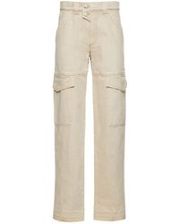 Isabel Marant - Vayoneo Cotton Denim Cargo Jeans - Lyst
