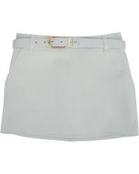 Elisabetta Franchi - Belted Mini Skirt - Lyst