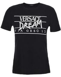 Versace - Dream-Print Short-Sleeved T-Shirt - Lyst