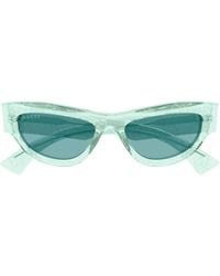 Gucci - Eyewear Cat Eye Frame Sunglasses - Lyst