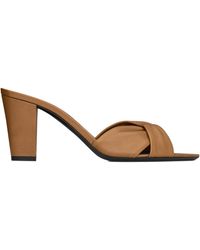 Saint Laurent - Franciane Twisted Mules - Lyst