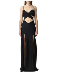 Amen - Cut-Out Detail Maxi Dress - Lyst