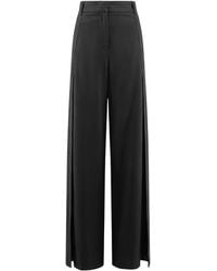 Semicouture - Wide-Leg Tailored Pants - Lyst