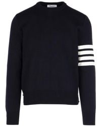 Thom Browne - Bar Crewneck Jumper - Lyst