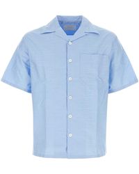 Prada - Short-Sleeved Button-Up Shirt - Lyst