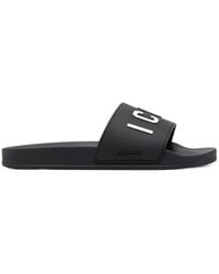 DSquared² - 3D Logo Lettering Slip-On Slides - Lyst