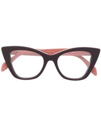 McQueen - Eyewear Cat-Eye Frame Glasses - Lyst