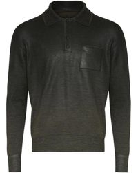 Maison Margiela - Long Sleeve Pocket Polo Shirt - Lyst