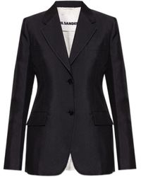 Jil Sander - Long-Sleeved Single-Breasted Blazer - Lyst