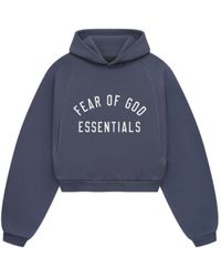 Fear Of God - Logo Hooded Sweatshirt - Lyst