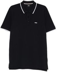BOSS - Tipped Short-Sleeve Polo Shirt - Lyst