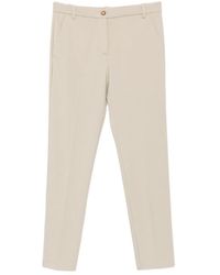 Pinko - Bello Pressed-Crease Belt-Loop Trousers - Lyst