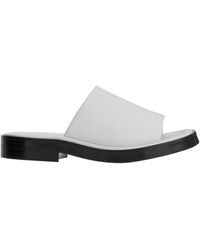 Ferragamo - Ferragamo Open-Toe Slides - Lyst