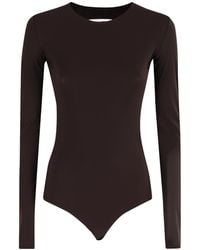 MM6 by Maison Margiela - Long-Sleeved Bodysuit - Lyst