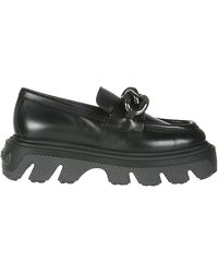 Casadei - Chain-Link Slip-On Loafers - Lyst