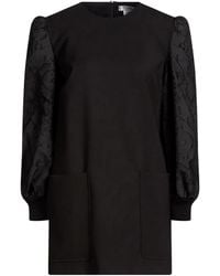 Max Mara - Solid-Color Long-Sleeved Dress - Lyst