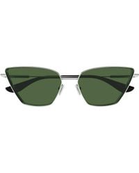 McQueen - Eyewear Cat-Eye Frame Sunglasses - Lyst