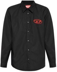 DIESEL - S-Simply-D Cotton Shirt - Lyst