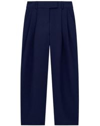 Giorgio Armani - Trousers Wide-Leg With Double Pleats - Lyst