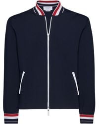 Thom Browne - Rwb-Stripe Bomber Jacket - Lyst