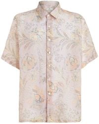 Etro - Paisley Bandana Printed Short Sleeved Shirt - Lyst