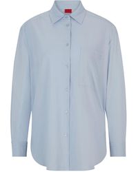 BOSS - Pointcollar Longsleeve Shirt - Lyst